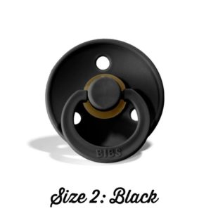 BIBS Pacifiers (Size Two/Single) - Black