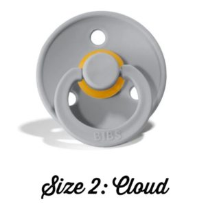 BIBS Pacifiers (Size Two/Single) - Cloud