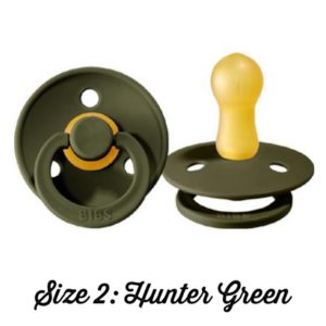 BIBS Pacifiers (Size Two/Single) - Hunter Green