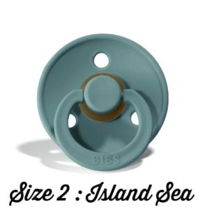 BIBS Pacifiers (Size Two/Single) - Island Sea