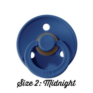 BIBS Pacifiers (Size Two/Single) - Midnight