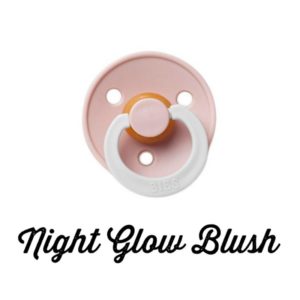 BIBS Pacifiers (Size Two/Single) - Night Glow Blush