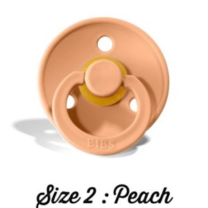 BIBS Pacifiers (Size Two/Single) - Peach