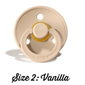 BIBS Pacifiers (Size Two/Single) - Vanilla