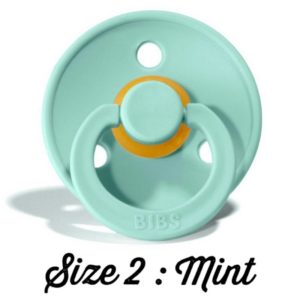 BIBS Pacifiers (Size Two/Single) - Mint
