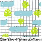 Blue Croc & Green Delicious