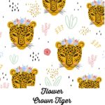 Flower Crown Tiger