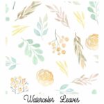 Watercolor Leaves
